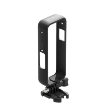 Surewo védőkeret Insta 360 X3 kamerához 2 hidegpapucs rögzítő rendszerrel, fekete színű sportkamera kellék