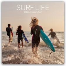  Surf Life - Surfen - Surfing 2026 - 16-Monatskalender (Naptár/Határidőnapló) határidőnapló
