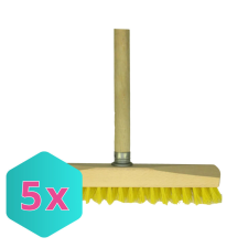  Súrolókefe fa nyéllel KARTON - 5 db tisztító- és takarítószer, higiénia