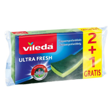  Súrolószivacs VILEDA Ultra Fresh 2+1 darab/csomag takarító és háztartási eszköz