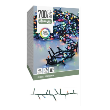  Sűrű fényfüzér 700 LED-es időzítős programos adapteres multi dekorációs kellék