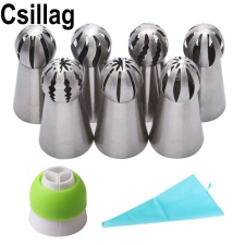  Sütemény Díszítő Készlet Habzsákkal sütés és főzés