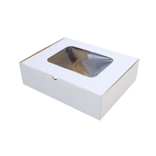  Süteményes doboz ablakos papír 35cm*45cm*12,5cm sütés és főzés
