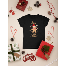  Süti sütő csapat fekete póló ajándéktárgy