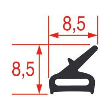  SÜTŐAJTÓ TÖMÍTÉS 550x250 mm beépíthető gépek kiegészítői