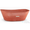 Svis Design mosdó 50 cm LIBRA BASIC - téglavörös, dekor nélkül, matt lakk UBX.LIBRA.BC.050.318.00.00.1