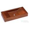 Svis Design mosdó 60 cm SIRIUS BASIC - AGED METAL, réz és fekete, matt lakk UBX.SIRIUS.BC.060.000.MA.02.1
