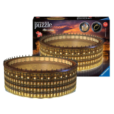 Svítící 3D Puzzle Éjszakai Kiadás: Római Kolosszeum puzzle, kirakós