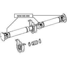 SWAG kardánkereszt, csukló 88mm autóalkatrész