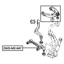 SWAG lengőkar kerékfelfüggesztés első tengely bal,acél,tartó-/vezetőcsuklóval autóalkatrész