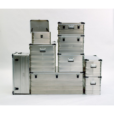 Swalt Alumínium doboz, erős szállítóláda szerszámos láda 157 liter ipari kivitel 1,0 mm alumíniumvastagság szállítás, mozgatás