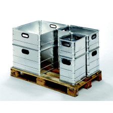 Swalt Alumínium doboz, szállítóláda szerszámos láda 161 liter 0,8 mm alumíniumvastagság nyitott láda szállítás, mozgatás