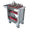 Swalt Gurulós acél szerszámkocsi 107,7x93,2x51,4 cm szerszámtartó 540 kg teherbírás 30 db szerszám befogóval