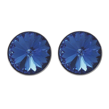  Swanis pötty bedugós fülbevaló - 12mm - kék fülbevaló