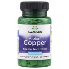 Swanson Albion Copper (Réz-biszglicinát) 2mg 300 tabletta vitamin és táplálékkiegészítő