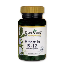 Swanson B12-vitamin 500mcg  kapszula 100db vitamin és táplálékkiegészítő