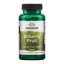  Swanson Bilberry Fruit (Fekete áfonya) 470mg 100 kapszula vitamin és táplálékkiegészítő
