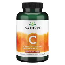Swanson C vitamin 1000 mg 90 kapszula csipkebogyó kivonat vitamin és táplálékkiegészítő