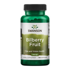 Swanson Fekete áfonya (Bilberry) gyümölcs 470 mg/ 100 kapszula vitamin és táplálékkiegészítő