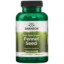 Swanson FENNEL SEED Édeskömény mag kapszula 480 mg/100 db vitamin és táplálékkiegészítő
