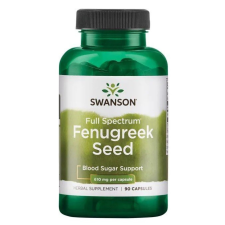 Swanson Fenugreek Seed (Görögszénamag) 610mg 60 kapszula vitamin és táplálékkiegészítő