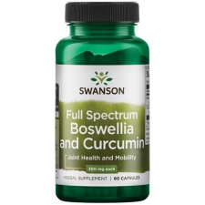 Swanson Full Spectrum Boswellia kurkuminnal, 60 kapszula vitamin és táplálékkiegészítő