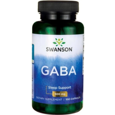 Swanson GABA (gamma-amino-vajsav), 500 mg, 100 kapszula vitamin és táplálékkiegészítő