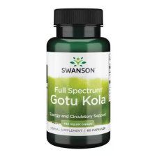 Swanson Gotu Kola („Hosszú élet füve” Tigrisfű) kivonat 435 mg 60 kapszula vitamin és táplálékkiegészítő