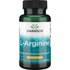  Swanson L-Arginine 500mg 100 kapszula vitamin és táplálékkiegészítő