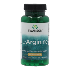  SWANSON L-ARGININE 500MG KAPSZ. 100DB gyógyhatású készítmény