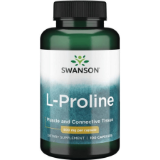 Swanson L-Proline 500mg 100 kapszula vitamin és táplálékkiegészítő