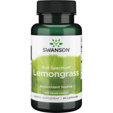 Swanson Lemongrass (Citromfű) 400mg 60 kapszula vitamin és táplálékkiegészítő