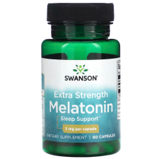 Swanson Melatonin, extra erős, 5 mg, 60 db, Swanson gyógyhatású készítmény