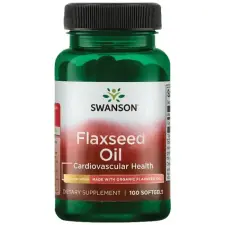  Swanson Organikus Lenmagolaj kapszula 1000 mg 100 db vitamin és táplálékkiegészítő