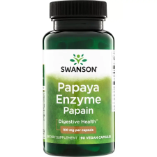 Swanson Papaya Enzim Papain 100 mg - 60 kapszula vitamin és táplálékkiegészítő