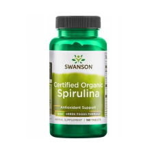  Swanson Spirulina Tabletta, 180 db - Természetes Energia és Tápanyagforrás vitamin és táplálékkiegészítő