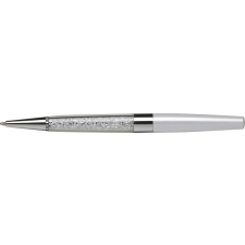 Swarovski Golyóstoll, krémfehér, alul fehér SWAROVSKI® kristállyal töltve, 14cm, ART CRYSTELLA® toll