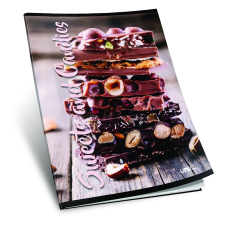  Sweet csokoládé mintás iskolai füzet 444 füzet