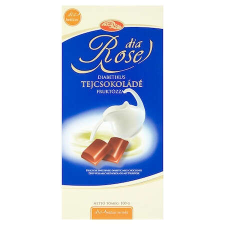Sweet Rose tejcsokoládé fruktózzal 100g csokoládé és édesség