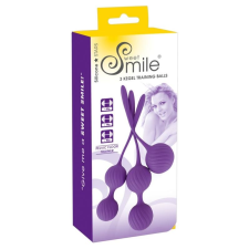 Sweet Smile SMILE 3 Kegel - gésagolyó szett - lila (3 részes) kéjgolyó