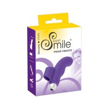 Sweet Smile SMILE Finger - hullámos, szilikon ujjvibrátor (lila) vibrátorok