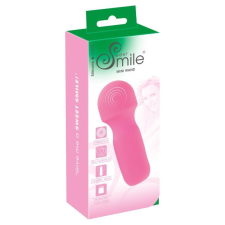 Sweet Smile SMILE Mini Wand - akkus, mini masszírozó vibrátor (pink) vibrátorok