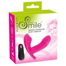 Sweet Smile SMILE Panty - akkus, rádiós felcsatolható vibrátor (pink) felcsatolható eszközök
