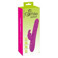 Sweet Smile SMILE Rabbit - akkus, csiklókaros lökő-forgó vibrátor (pink) vibrátorok