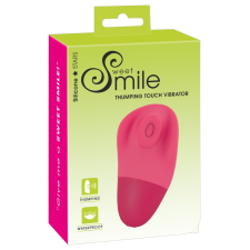 Sweet Smile SMILE Thumping Touch - akkus, pulzáló csiklóvibrátor (pink) vibrátorok