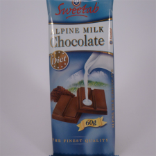  Sweetab tejcsokoládé fruktózzal 60 g csokoládé és édesség