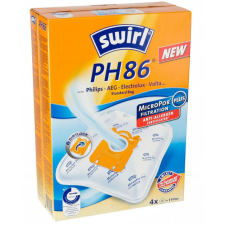  Swirl Porzsák Készlet, 4 db, Philips porszívókhoz - Electrolux, PH86 / PH96 porzsák