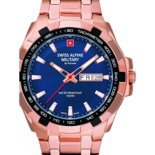 Swiss Alpine Military 7043.1165 Day-Date Mens Watch 42mm 10ATM, karóra