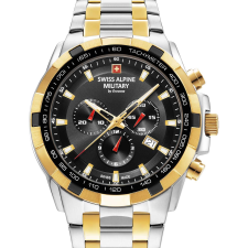 Swiss Alpine Military 7043.9147 Star Fighter Chronograph Mens Watch 47mm 10ATM, karóra