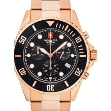 Swiss Alpine Military 7053.9167 Chronograph Mens Watch 42mm 10ATM, karóra